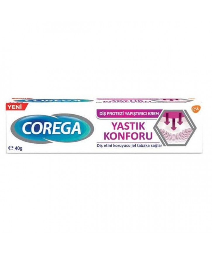 Corega Yastık Konforu 40 gr Diş Protezi Yapıştırıcı Krem eczahanemden