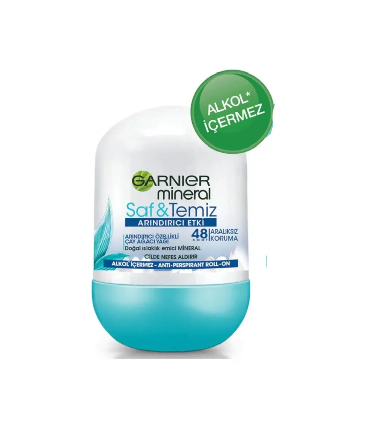Garnier Mineral Saf&Temiz Kadın Roll-On 50 Ml eczahanemden