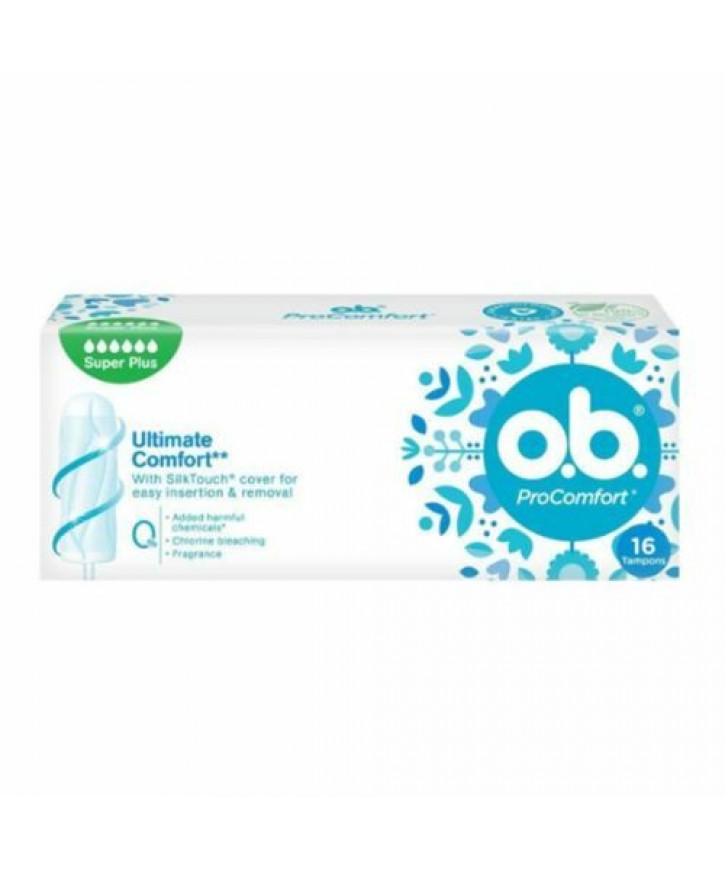 O.b Pro Comfort Super Plus 16 Tampon eczahanemden