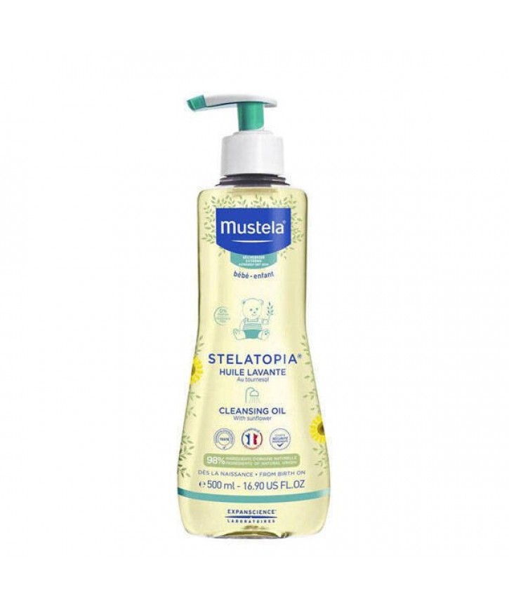 Mustela Stelatopia Temizleme Yağı 500 ml Kuru Ciltler İçin Temizleme Yağı eczahanemden