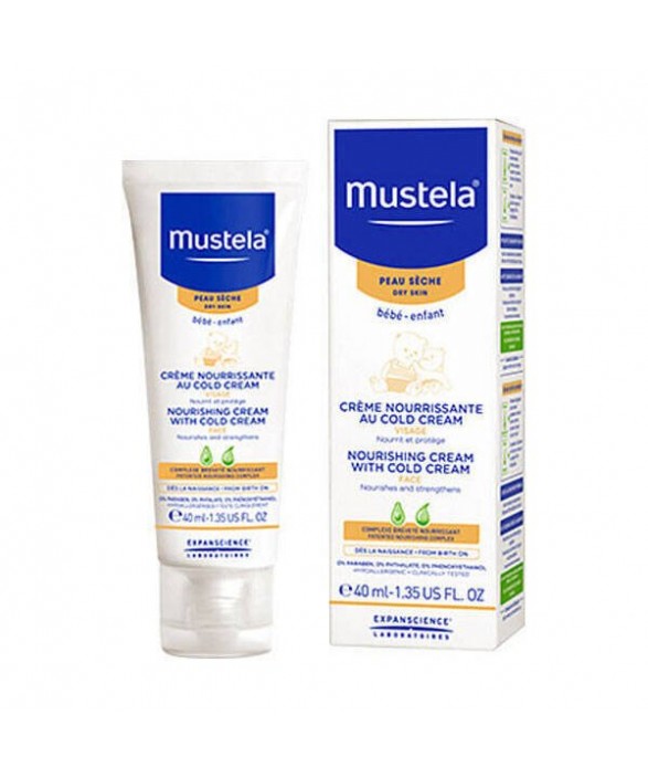 Mustela Nourishing Cream With Cold Cream Nutri Protective 40 ML Bebekler için Nemlendirici Krem