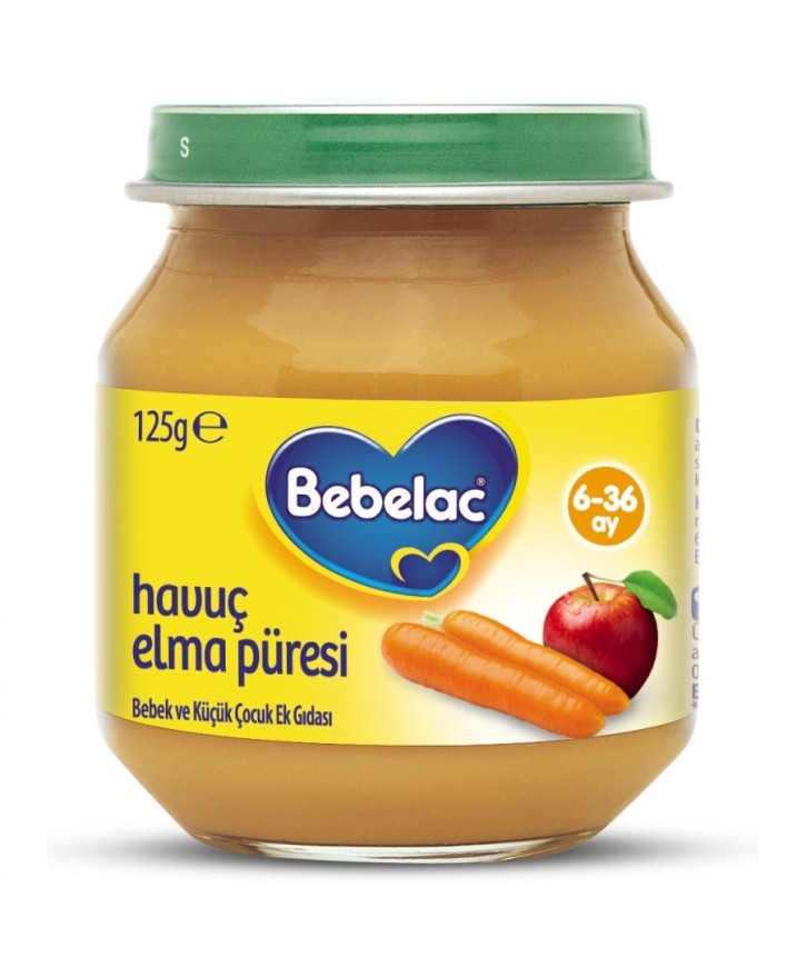 Bebelac Havuç Elma Püresi 125 gr eczahanemden