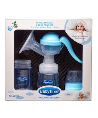 BabyTime Pratik Manuel Göğüs Pompası Mavi