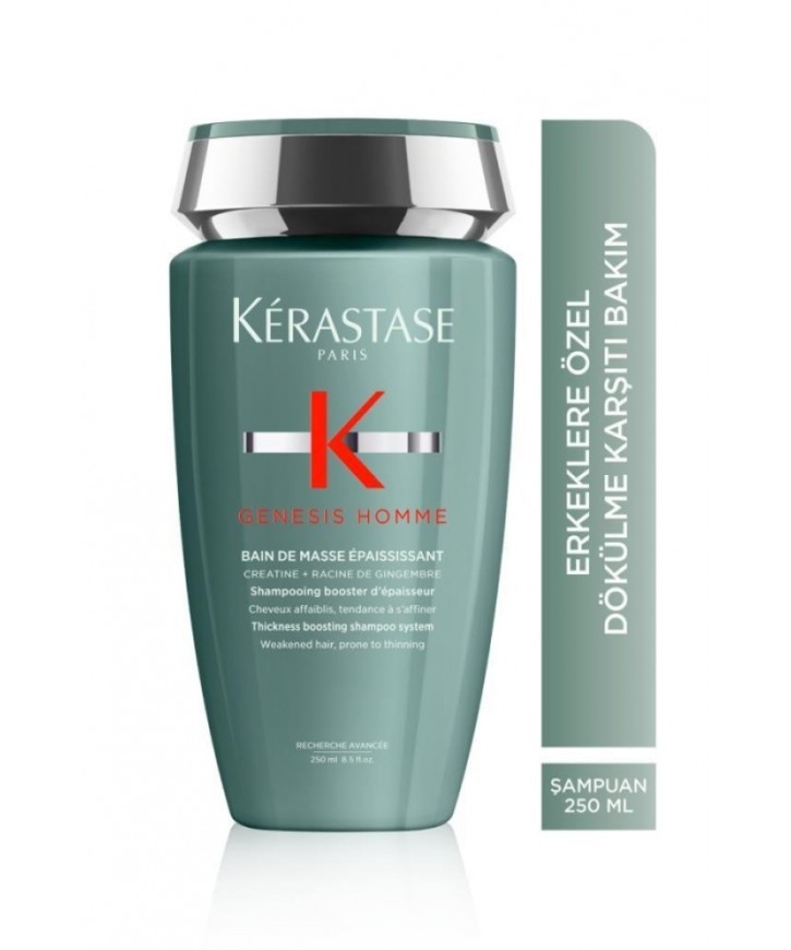 Kerastase Genesis Homme Bain de Masse Yoğunlaştırıcı Şampuan 250ML eczahanemden