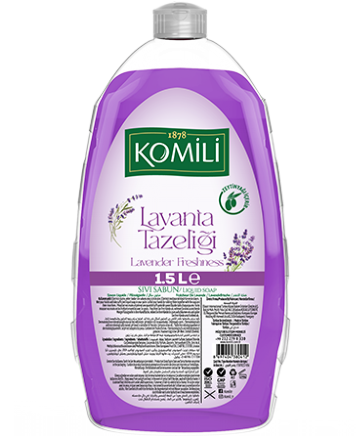  Komilli  Sıvı Sabun Lavanta Şişe 400 Ml