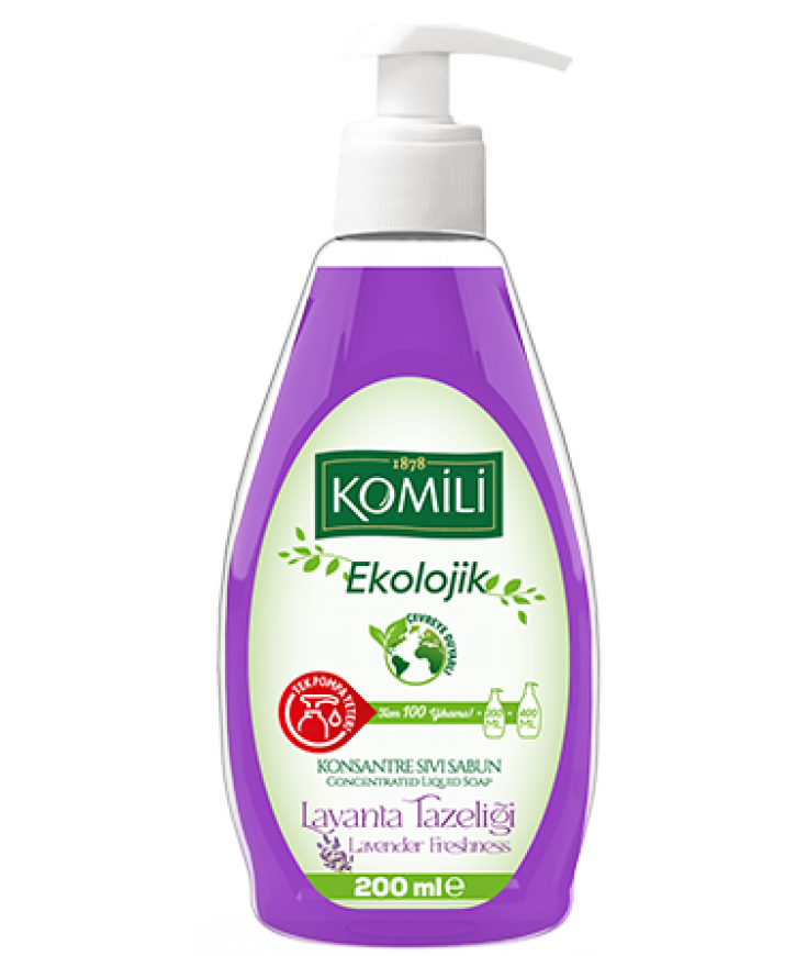  Komilli  Sıvı Sabun Lavanta Şişe 400 Ml