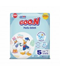 Goon Mutlu Bebek Bebek Bezi 5 Beden 12-20 Kg 100Lü Aylık Fırsat Paketi