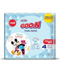 Goon Mutlu Bebek Külot Bebek Bezi 4 Beden 9-14 Kg 78Li Aylık Fırsat Paket