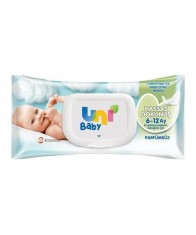 Uni Baby Hassas Dokunuş Islak Mendil 6 12 Ay 52 Yaprak