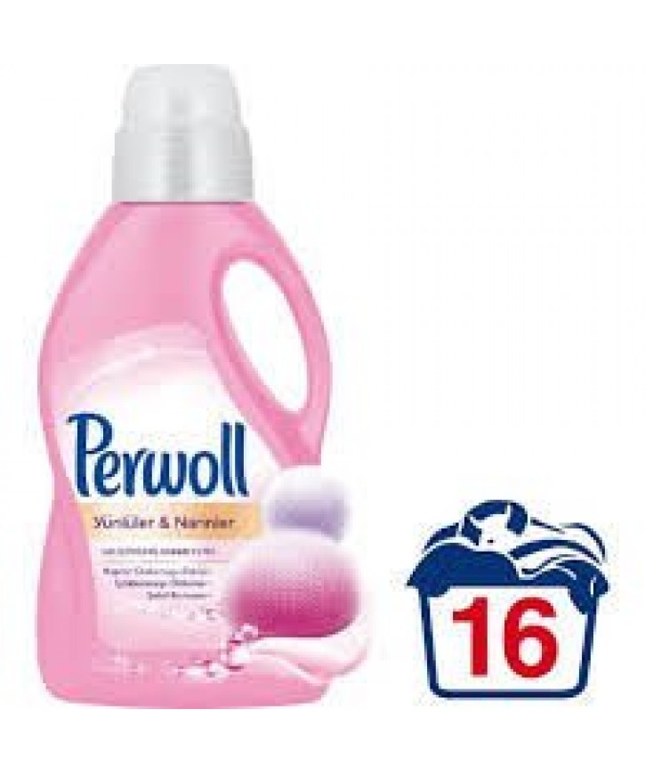 Perwoll Hassas Bakım 1 lt 16 Yıkama Yünlüler ve Narinler Sıvı Çamaşır Deterjanı eczahanemden