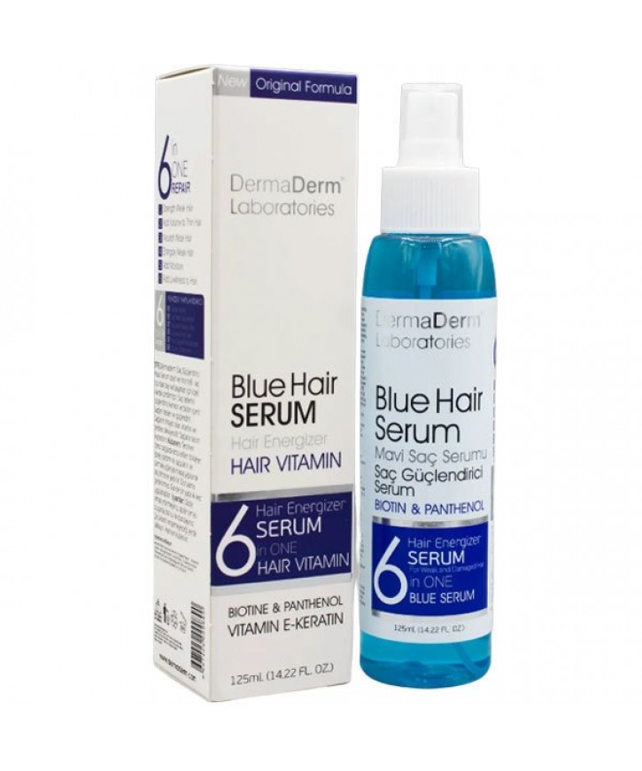 Dermaderm Saç Dökülmesine Karşı Mavi Su ve Serum 125 Ml eczahanemden