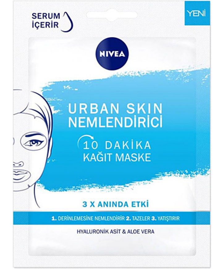Nivea Nfc Urban Skin Nemlendirici Kağıt Maske eczahanemden