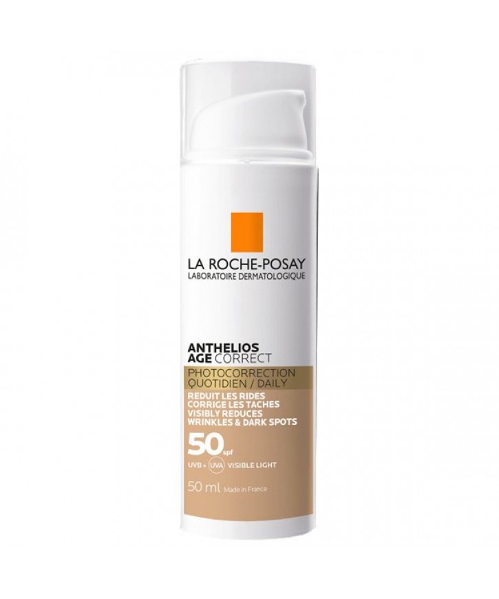 La Roche Posay Anthelios Age Correct Tinted SPF 50 50 ML Renkli Güneş Koruyucusu eczahanemden