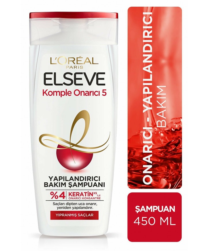 Elseve  Şampuan  450 ML Komple  Onarıcı 5 Kremli eczahanemden