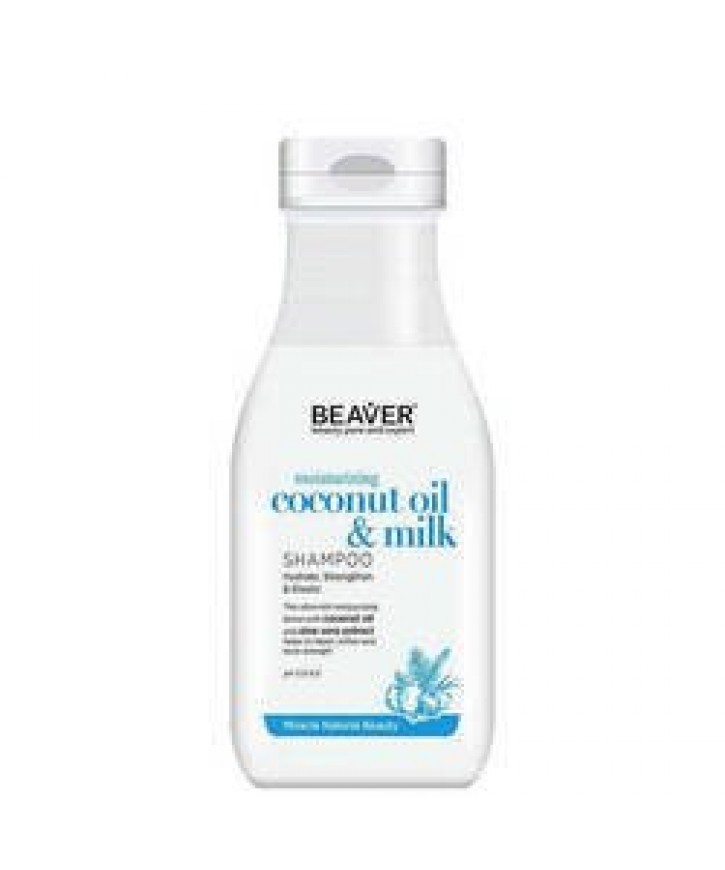 Beaver Coconut Oil Milk Şampuan 350 ML Nemlendirici Şampuan eczahanemden