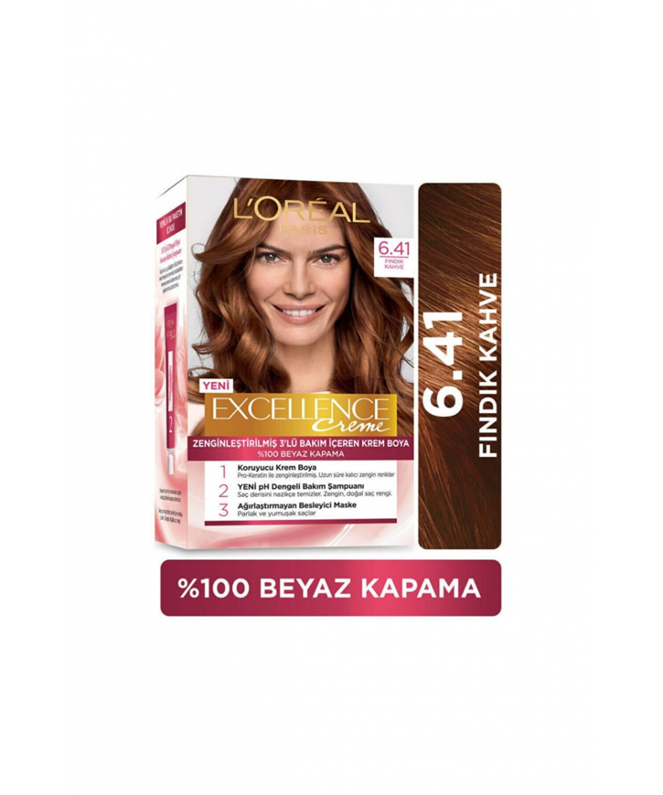 Loreal Excell 6 03 Doğal Işıltılı Açık Kahve Saç Boyası eczahanemden