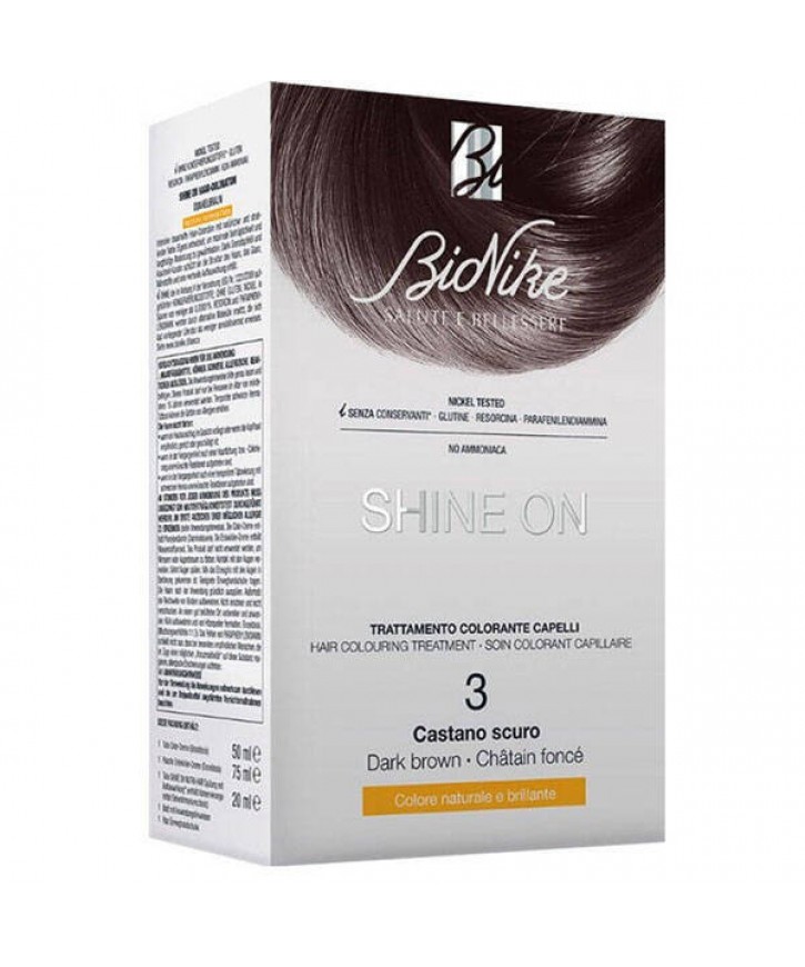 Bionike Shine On Saç Boyama Kiti Koyu Kahve No 3 eczahanemden