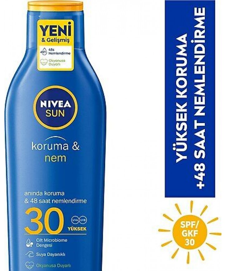 Nivea Sun Koruma ve Ferahlık Güneş Spreyi SPF 30 Güneş Koruyucu 200ml eczahanemden