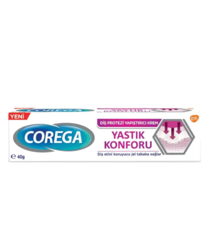 Corega 40 gr Tat İçermez Diş Protez Yapıştırıcı Krem