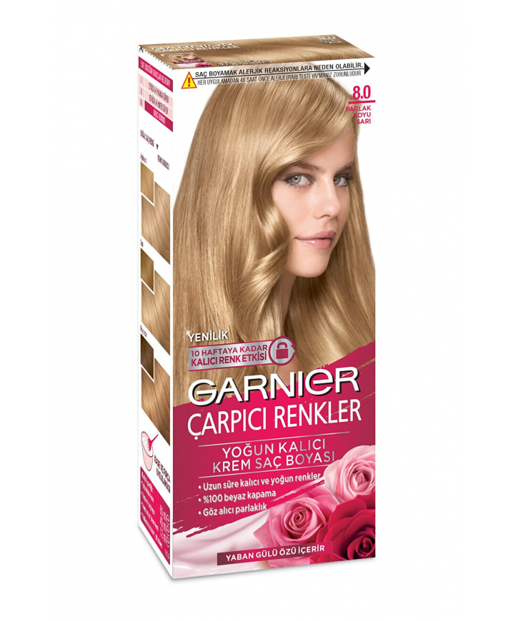 Garnıer Color Naturel Çarpıcı Renkler 8 0 Koyu Sarı eczahanemden