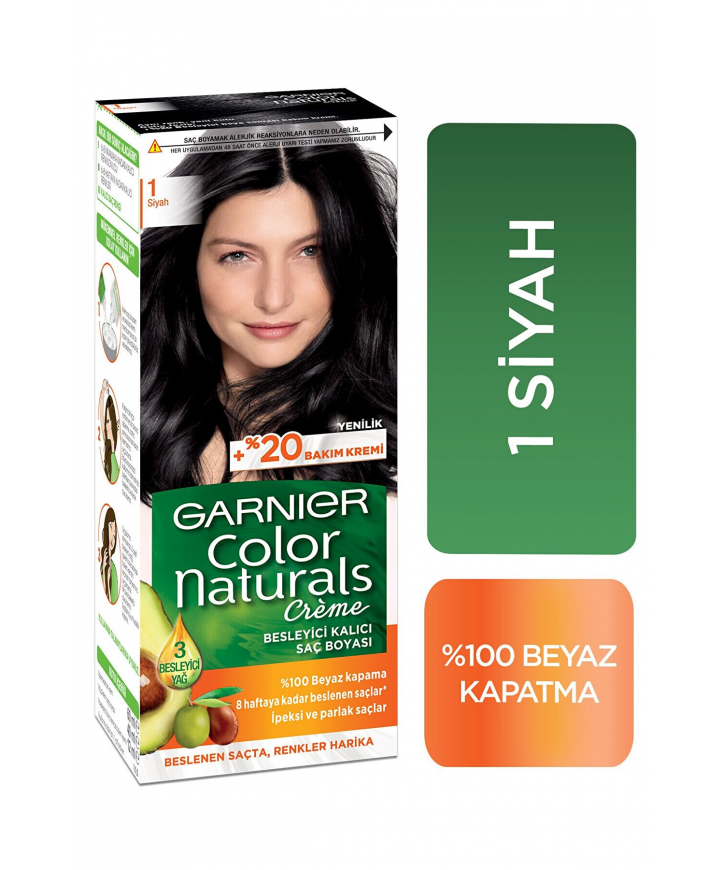 Garnıer Color Naturel 1 Noır Yeni eczahanemden