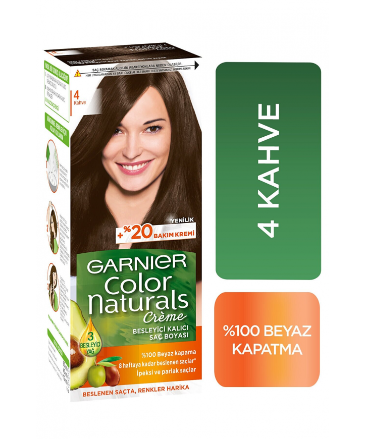 Garnıer Color Naturel 4 Ch Saç Boyası eczahanemden