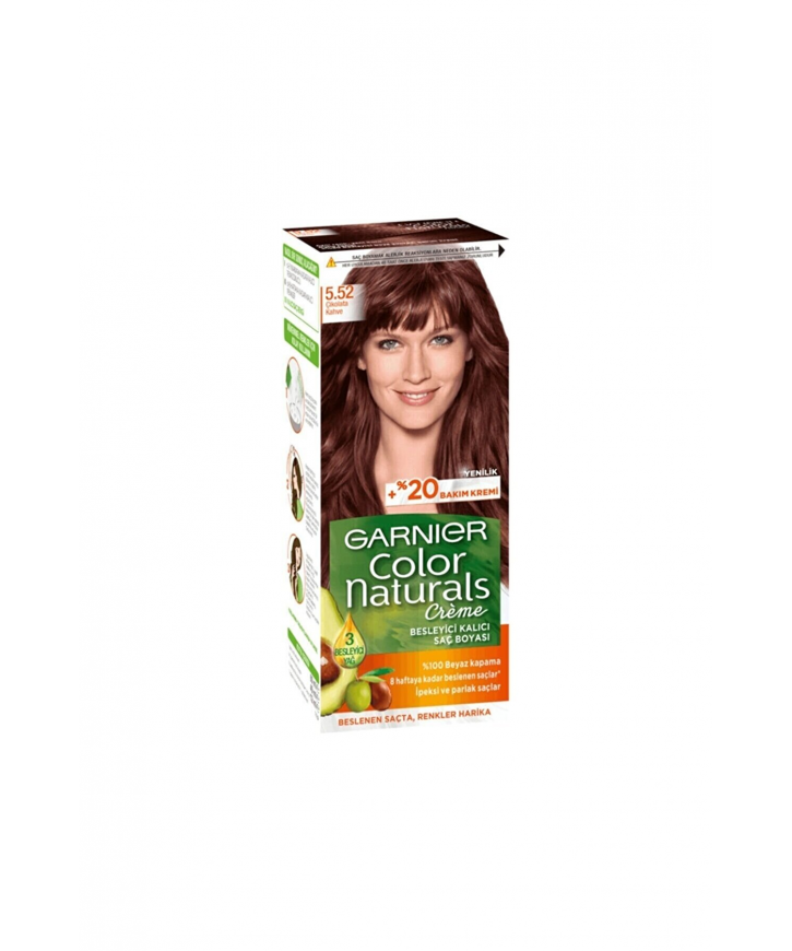 Garnıer Color Naturel 5 52 Ch Cl Acaj Irı Saç Boyası eczahanemden