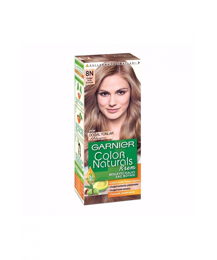 Garnier Color Natural Nude Medium Brown 8N eczahanemden