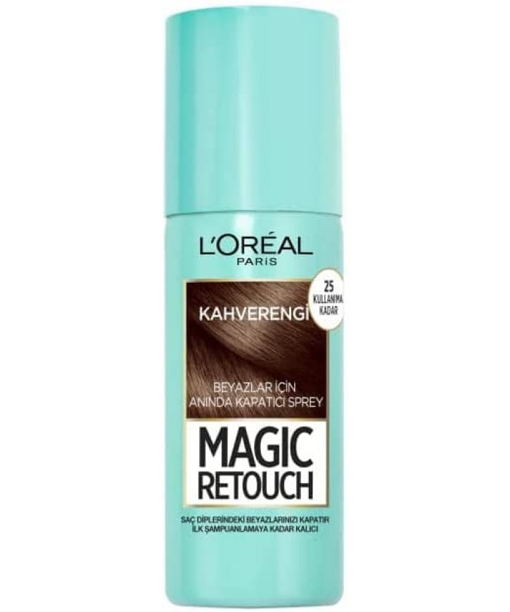 Loreal Magıc Retouch Ro 3 Beyaz Saçlar için Kapatıcı Sprey Kahve eczahanemden