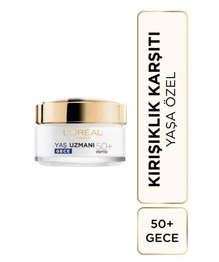 Loreal Paris Yaş Uzmanı 50 Gece Kremi 50 ml eczahanemden