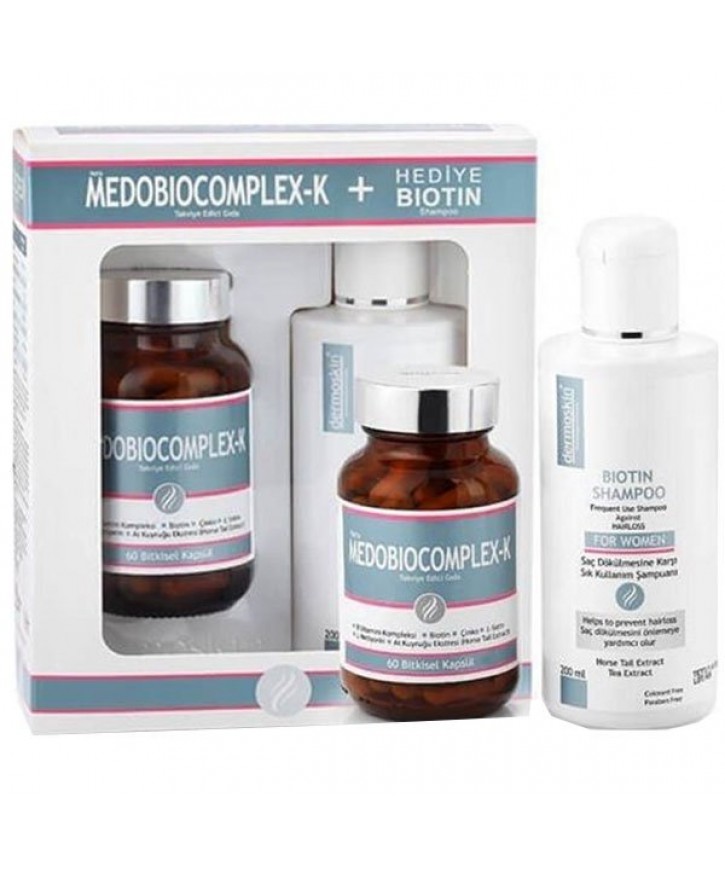 Dermoskin Medobiocomplex k Biotin Şampuan Hediyeli eczahanemden