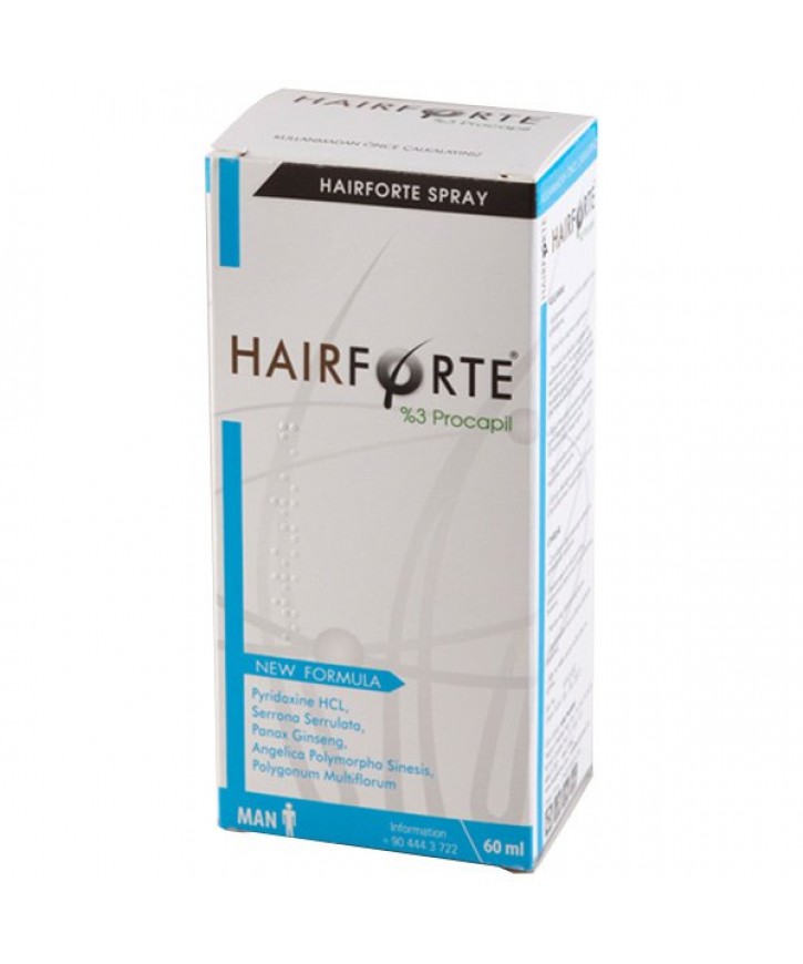 Hair Forte Erkek Sprey  Procapil 60 ML Dökülme Karşıtı Sprey eczahanemden