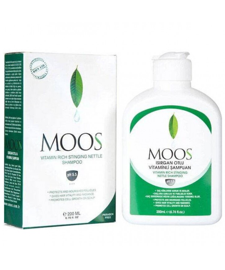 Moos Isırgan Otlu Şampuan 200 ML Dökülme Önleyici Şampuan eczahanemden