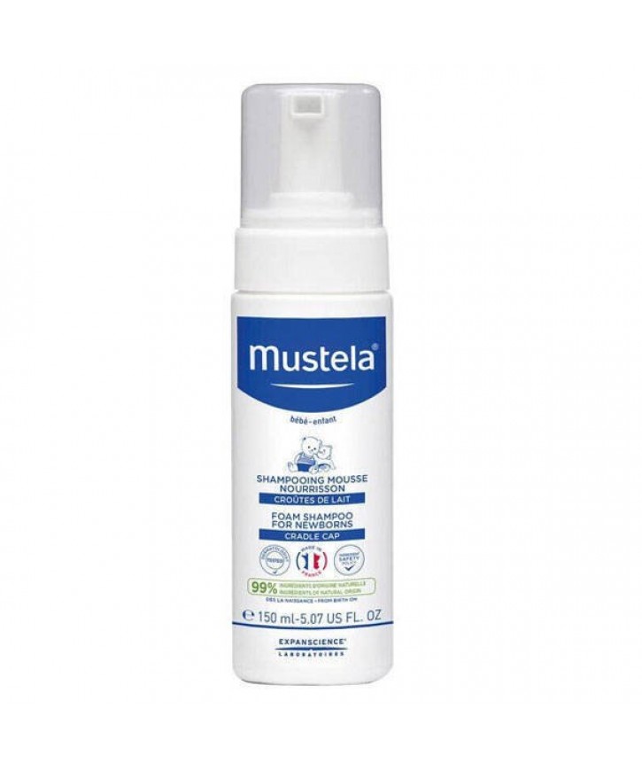 Mustela Foam Shampoo For Newborns 150 ML Yenidoğan Köpük Şampuanı eczahanemden